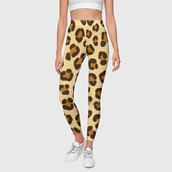 Леггинсы женские Паттерн с пятнами леопарда, цвет: 3D-принт — фото 2