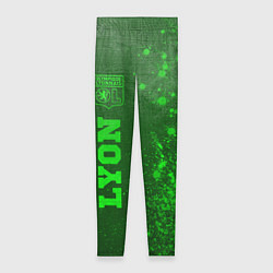 Леггинсы женские Lyon - green gradient по-вертикали, цвет: 3D-принт