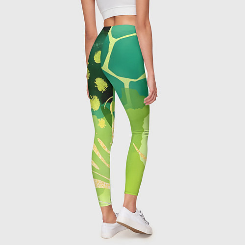 Женские легинсы Вдохновленный природой / 3D-принт – фото 4