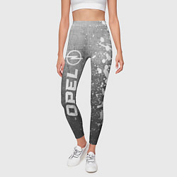 Леггинсы женские Opel - grey gradient по-вертикали, цвет: 3D-принт — фото 2