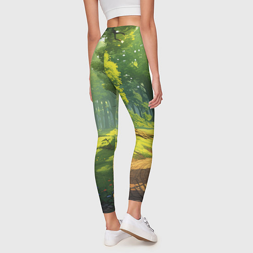 Женские легинсы Fabulous forest / 3D-принт – фото 4
