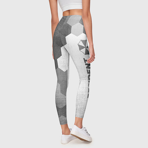 Женские легинсы Resident Evil - white gradient по-вертикали / 3D-принт – фото 4