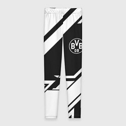 Леггинсы женские Borussia geometry black, цвет: 3D-принт