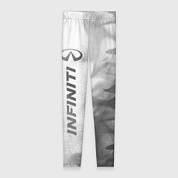 Женские легинсы Infiniti - white gradient по-вертикали