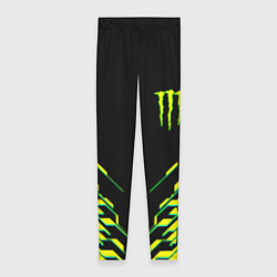 Женские легинсы Monster energy кислотная геометрия