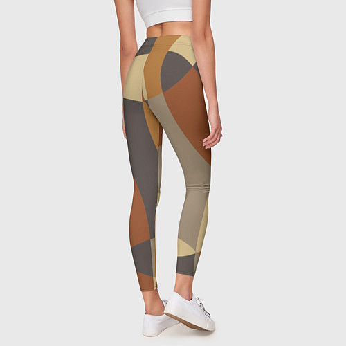 Женские легинсы Графические цветные текстуры и паттерны / 3D-принт – фото 4