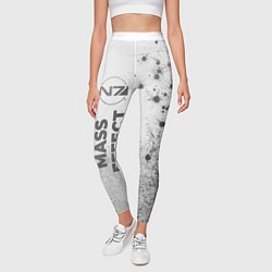 Леггинсы женские Mass Effect - white gradient по-вертикали, цвет: 3D-принт — фото 2