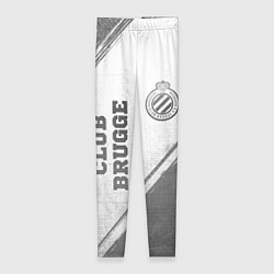 Женские легинсы Club Brugge - white gradient вертикально