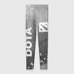 Женские легинсы Dota - grey gradient вертикально