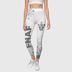 Леггинсы женские FNAF - white gradient вертикально, цвет: 3D-принт — фото 2