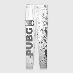 Леггинсы женские PUBG - white gradient по-вертикали, цвет: 3D-принт
