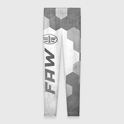 Леггинсы женские FAW - white gradient по-вертикали, цвет: 3D-принт
