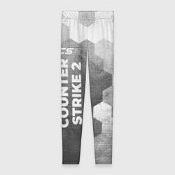 Леггинсы женские Counter Strike 2 - grey gradient по-вертикали, цвет: 3D-принт