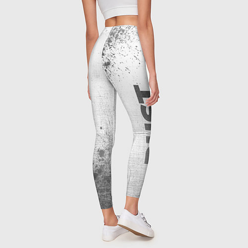 Женские легинсы Rust - white gradient вертикально / 3D-принт – фото 4