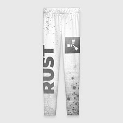 Леггинсы женские Rust - white gradient вертикально, цвет: 3D-принт