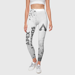 Леггинсы женские Apex Legends - white gradient вертикально, цвет: 3D-принт — фото 2