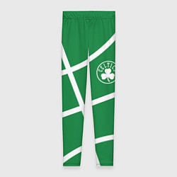 Леггинсы женские Boston Celtics green, цвет: 3D-принт