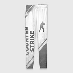 Леггинсы женские Counter Strike - white gradient вертикально, цвет: 3D-принт