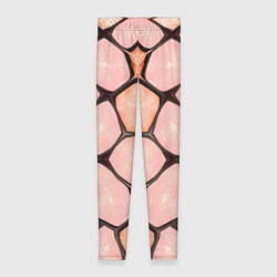 Леггинсы женские Розовые пятна жирафа, цвет: 3D-принт