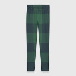 Женские легинсы Дождевой лес тартан ирландский
