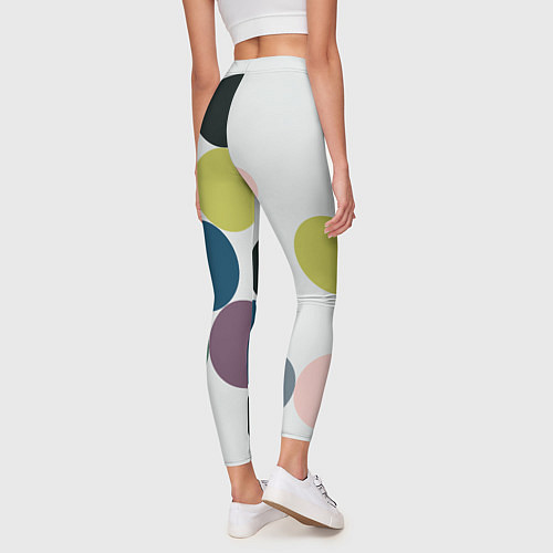 Женские легинсы Кластер чил - абстракция / 3D-принт – фото 4