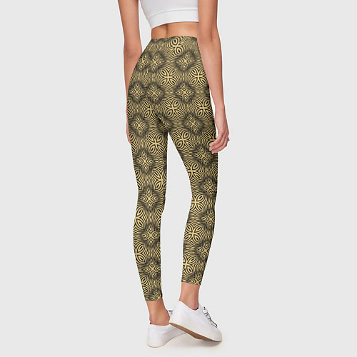 Женские легинсы Орнамент в кельтском стиле / 3D-принт – фото 4