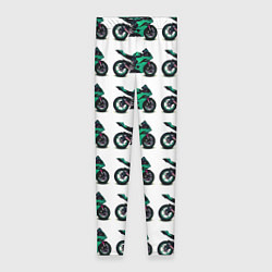 Женские легинсы Motorcycle turquoise