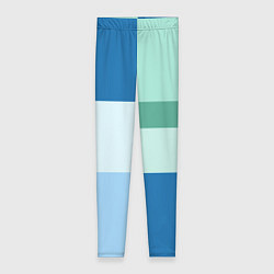 Женские легинсы Мятное небо колор-блок