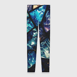 Женские легинсы Текстура драгоценных камней