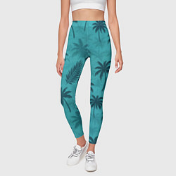 Леггинсы женские Гавайский стиль - Томми Версетти, цвет: 3D-принт — фото 2