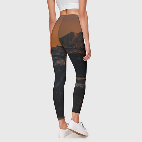 Женские легинсы Эльбрус / 3D-принт – фото 4