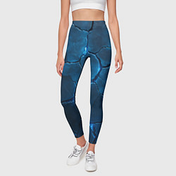 Леггинсы женские Неоновые плиты с камуфляжем, цвет: 3D-принт — фото 2