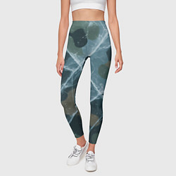 Леггинсы женские Лед на камуфляже, цвет: 3D-принт — фото 2