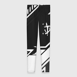 Леггинсы женские Doom geometry black, цвет: 3D-принт