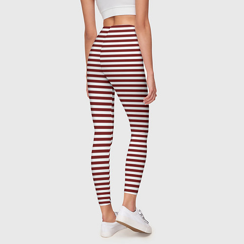 Женские легинсы Тельняшка спецназовца / 3D-принт – фото 4