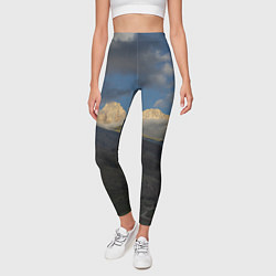 Леггинсы женские Массив Метеген, цвет: 3D-принт — фото 2