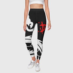 Леггинсы женские Doom dragon steel, цвет: 3D-принт — фото 2