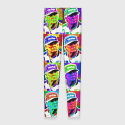 Леггинсы женские Donald Trump - pop art poster, цвет: 3D-принт