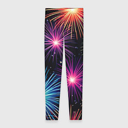 Женские легинсы Стилизованный праздничный салют