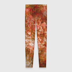 Леггинсы женские Абстракция - bright red, цвет: 3D-принт