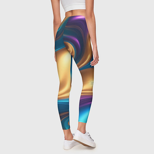 Женские легинсы Сплавы разноцветные / 3D-принт – фото 4