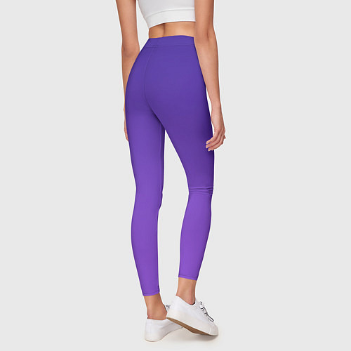 Женские легинсы The color is purple / 3D-принт – фото 4