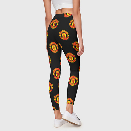 Женские легинсы Manchester United Pattern / 3D-принт – фото 4