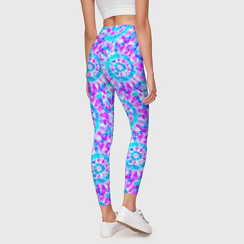 Женские легинсы Tie dye / 3D-принт – фото 4