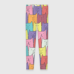 Леггинсы женские Котики, цвет: 3D-принт
