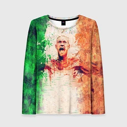 Лонгслив женский Conor McGregor: Ireland, цвет: 3D-принт