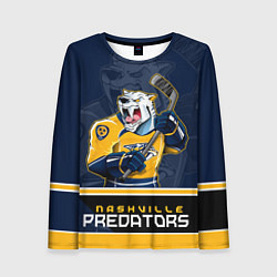 Женский лонгслив Nashville Predators