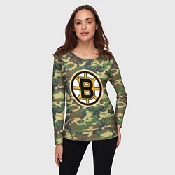 Лонгслив женский Bruins Camouflage, цвет: 3D-принт — фото 2
