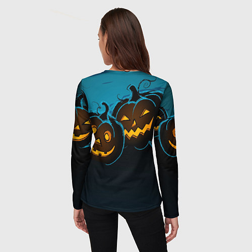 Женский лонгслив Halloween3 / 3D-принт – фото 4