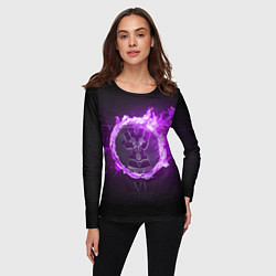 Лонгслив женский Вай, цвет: 3D-принт — фото 2